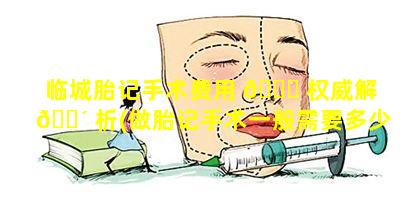 临城胎记手术费用 🐅 权威解 🌴 析(做胎记手术一般需要多少钱)